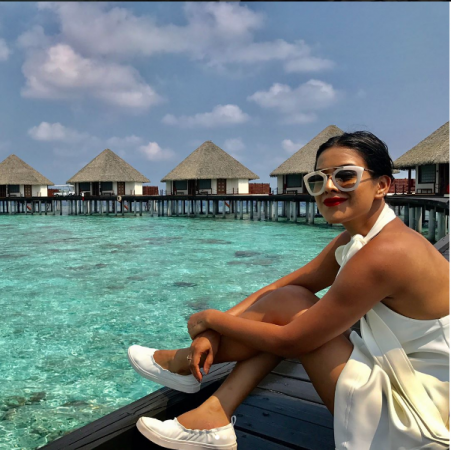 Nia Sharma is raising the temperature of Maldives high with her hot looks