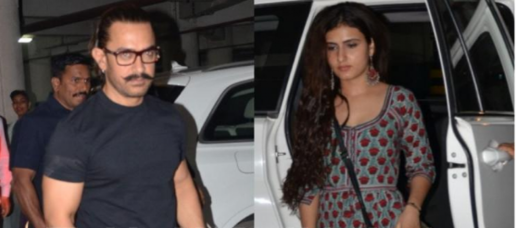 Aamir Khan and Fatima Sana Shaikh captured in Jodhpur
