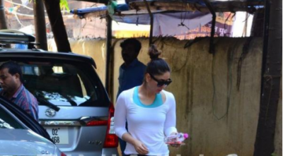Kareena Kapoor Khan looks pretty in her gym outfit