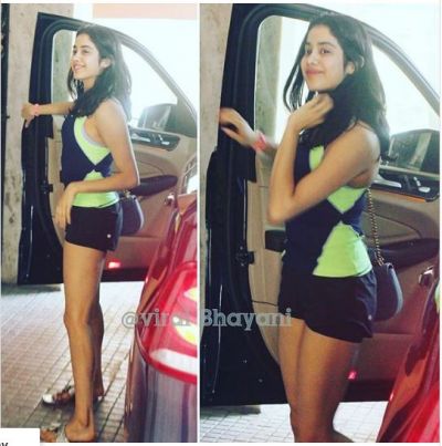 Janhvi Kapoor spotted in donning Gym look will give you inspiration…check pics inside