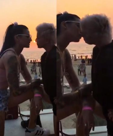 What! Bani J and Sapna Bhavnani are seen kissing each other
