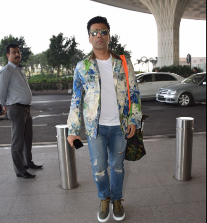 Karan Johar looks dapper in this stylish jacket
