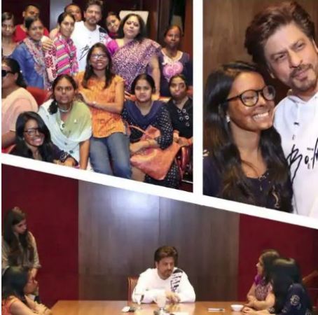 Shah Rukh Khan spends time with acid attack survivors