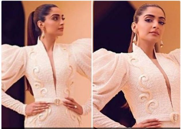 Bollywood actress Sonam Kapoor more stylish appearance in white gown…check pics inside