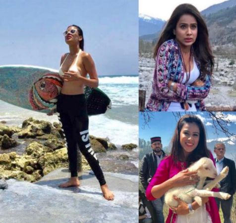 Nia Sharma in her holiday pictures-From Maldives to Manali