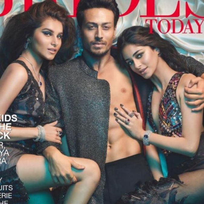 Tiger Shroff, Ananya Panday & Tara Sutaria features in the cover of a magazine