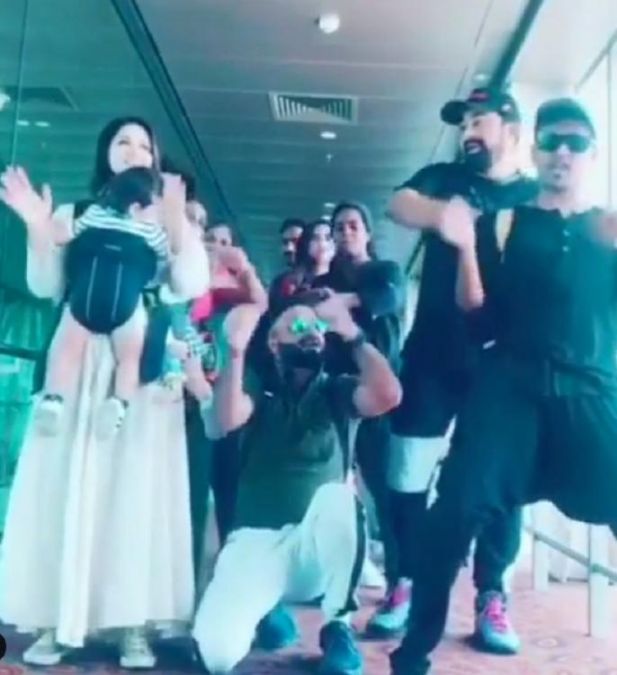 Watch: Sunny Leone shakes a leg with her twins sharing her excitement for Splitsvilla season 12