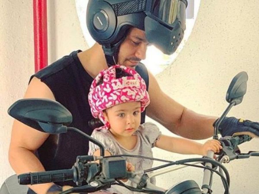 Taimur's cousin Inaaya Naumi Kemmu is the cutest 'biker baby'
