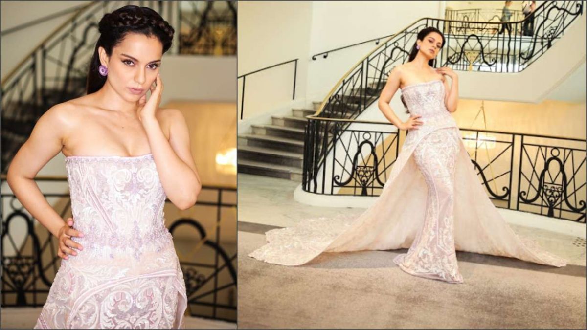 Kangana resembles a Fairy on Cannes Red carpet