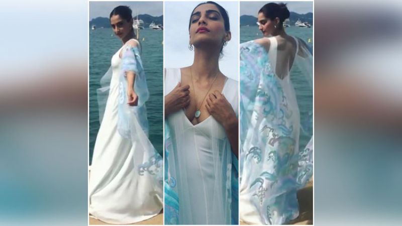 L’Oreal ambassadors Sonam's Quick Outfit Change At Cannes
