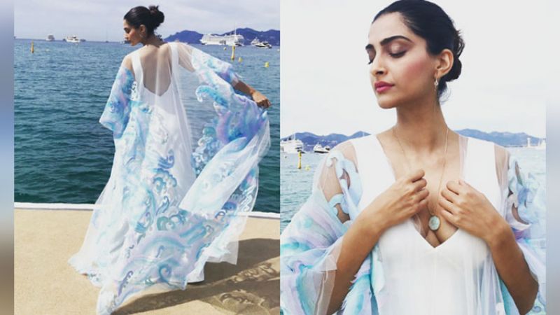 L’Oreal ambassadors Sonam's Quick Outfit Change At Cannes