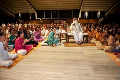 Kangana Ranaut screens her film Manikarnika at the Yoga Centre in Coimbatore