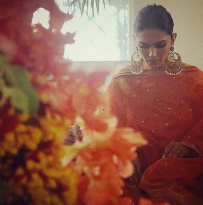 Ranveer-Deepika wedding: Deepika Padukone looks flawless in Nandi puja