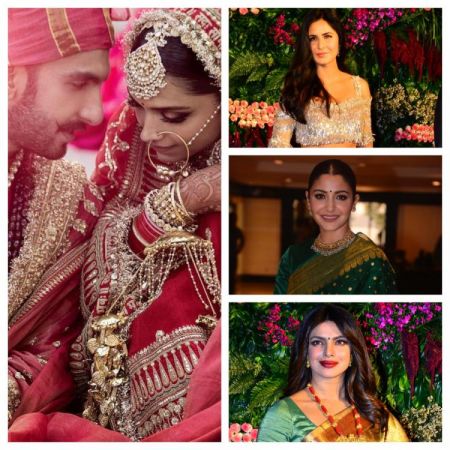 Ranveer Singh & Deepika Padukone invites  Katrina, Anushka, Priyanka, Ranbir for the Mumbai reception