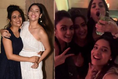Ankita Lokhande hosts a reunion party, look pictures