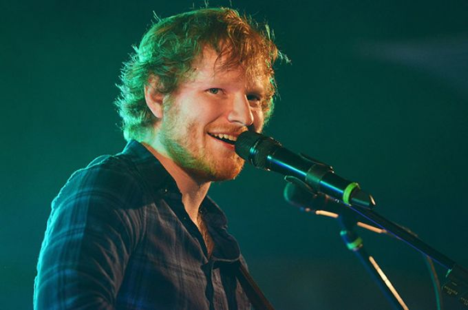 The Grammy award winner Ed Sheeran arrive in Mumbai for concert