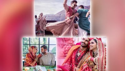 See Pictures: Wow, Ranveer Singh flaunt his Anarkali dress and Deepika looks adorable,you can't take your eyes off wedding photos