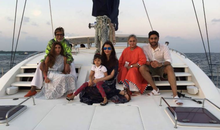 Bachchan Family returns from Maldives after celebrations of 75th birthday