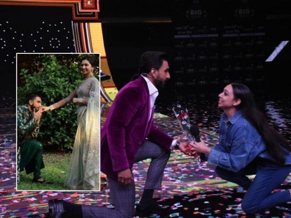 It's time for 'AnkVeer' as Ankita Bhalla proposes Ranveer Singh, publically!