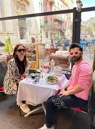 Disha Parmar and Rahul Vaidya's romantic trip to France
