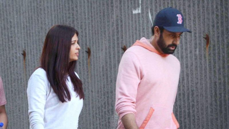 Aishweriya and Abhishek move in hurry at her mother’s home after building catches fire