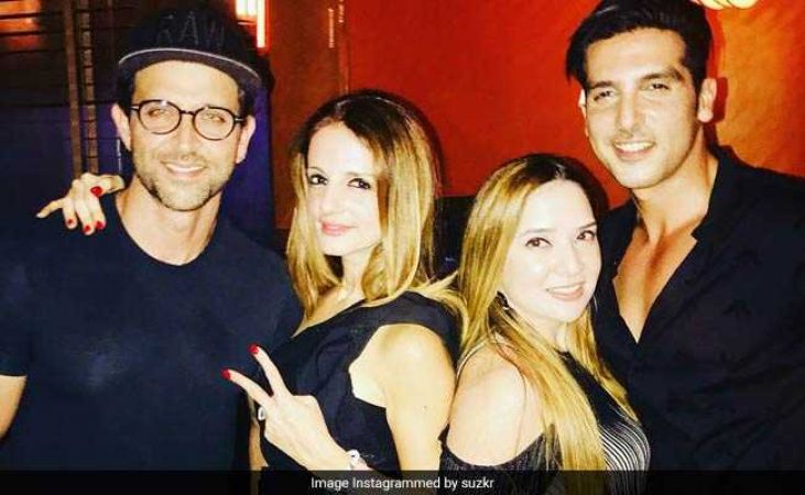 See adorable Pics: Sussanne Khan celebrates her 39th birthday with  Ex Hrithik Roshan