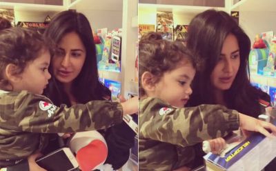 Katrina Let Her Inside Kid Out with an Adorable Kid on the Airport