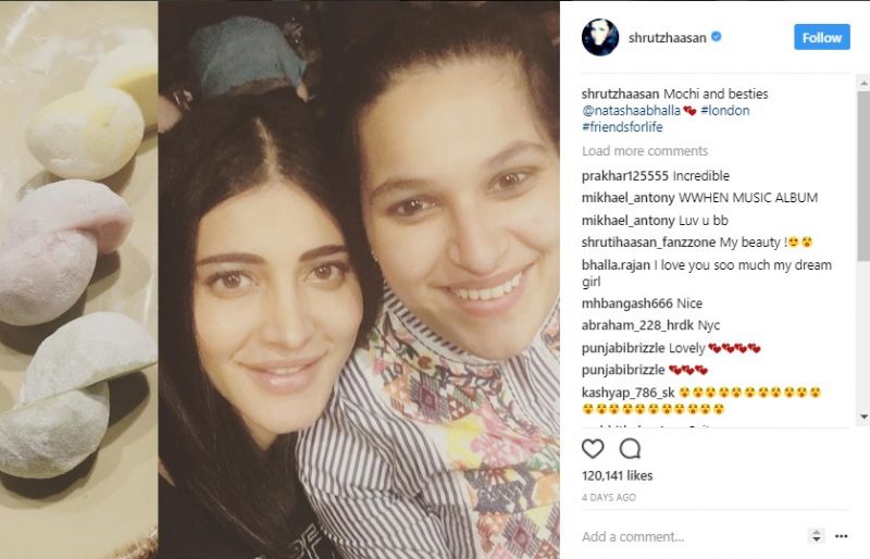 Shruti Haasan is having a peaceful time in London these days