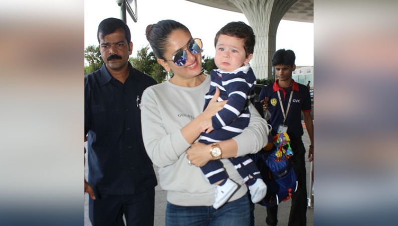 This time little nawab Taimur didn't like media cameras