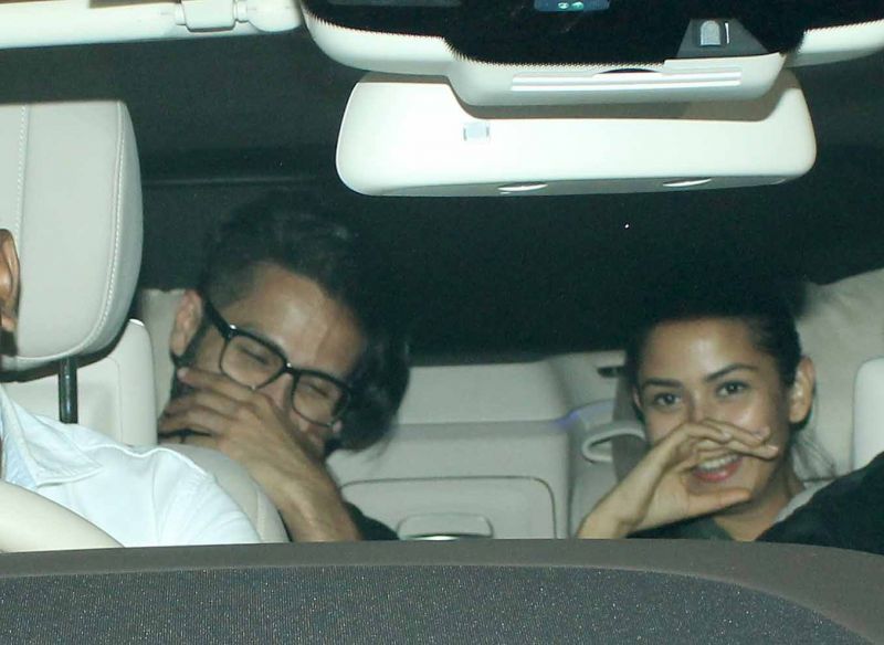 Shahid Kapoor and wife Mira Rajput had dinner at Karan Johar's place