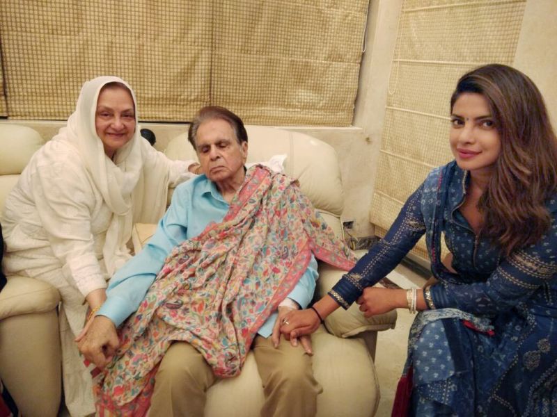 Priyanka Chopra paid an emotional visit to Dilip Kumar