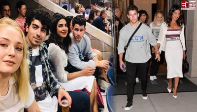 Latest pics : Priyanka Chopra & Nick Jonas in US open with Sophie Turner & Joe Jonas