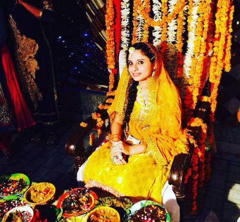 See pictures of Anas Rashid's haldi ceremony