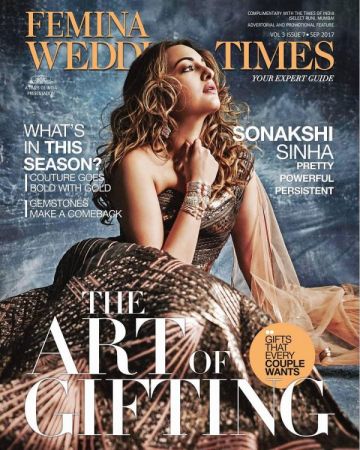 The Indo-western look of Sonakshi Sinha for Femina Wedding Times is a heart winning