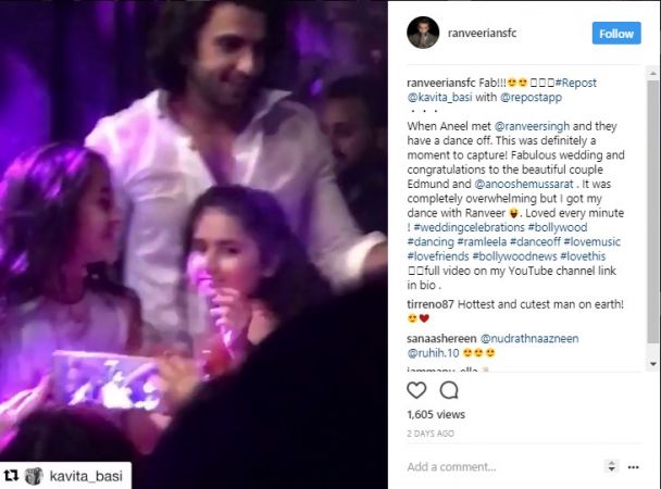 See Ranveer Singh's dancing avatar in a London wedding