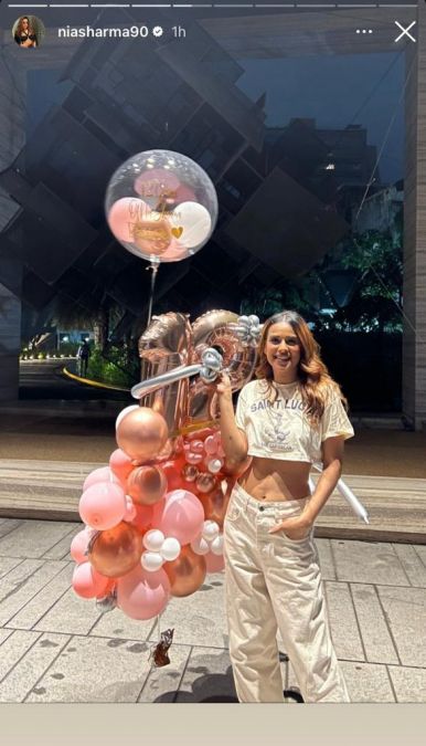 Nia Sharma celebrates her completion of 12 years in the Industry
