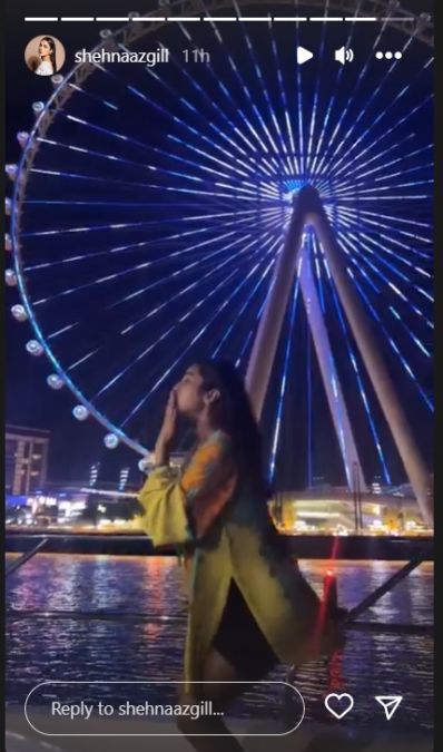 Shehnaaz Gill catches the glimpse of ferris wheels in Dubai: Have a look