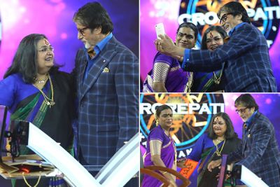 Amitabh Bachchan has a blast with Usha Uthup