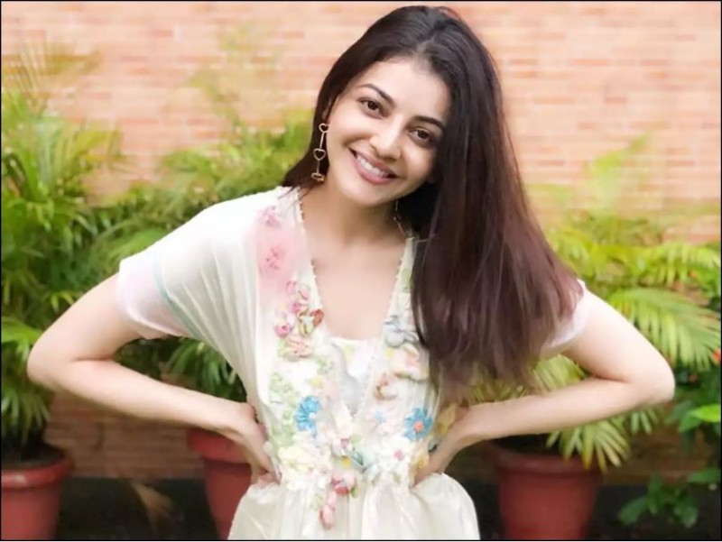 Tollywood star Kajal Aggarwal slays in an embellished gown; see pic!