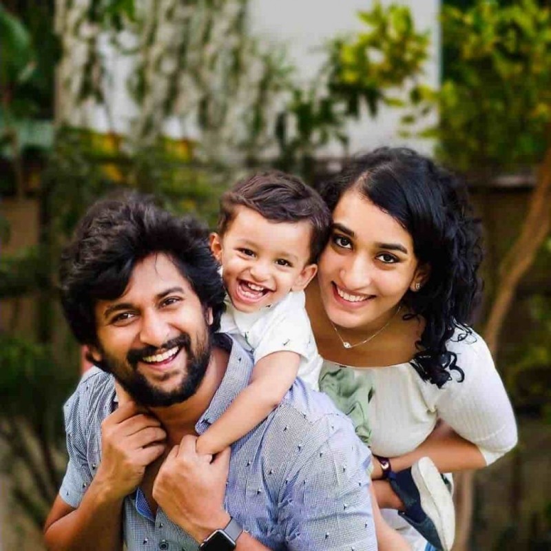 Natural star Nani indulges with his son for the online classes
