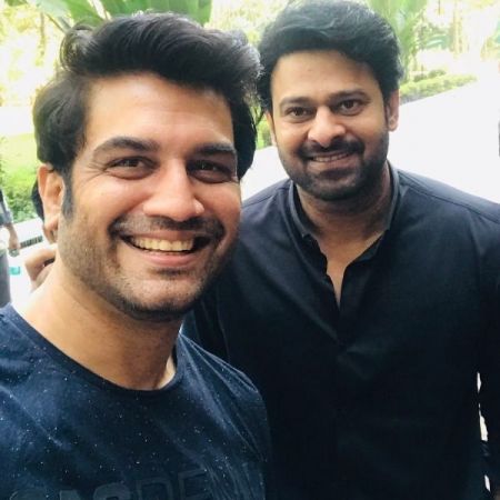 See pic : When 'The face met the voice!' Sharad Kelkar shares a selfie with Baahubali star Prabhas