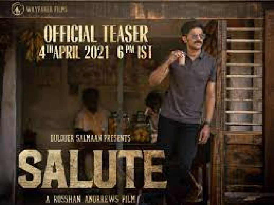 Salute New Poster: Dulquer Salmaan portrays a tough cop in the town