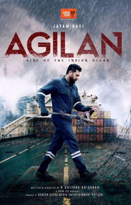 Kalavana Krishnan's flick Starring Jayam Ravi titled 'Agilan', Soon to hit the theatre
