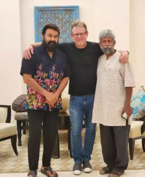 South Superstar Mohanlal welcomes Hollywood Director Mark Milan on his this project