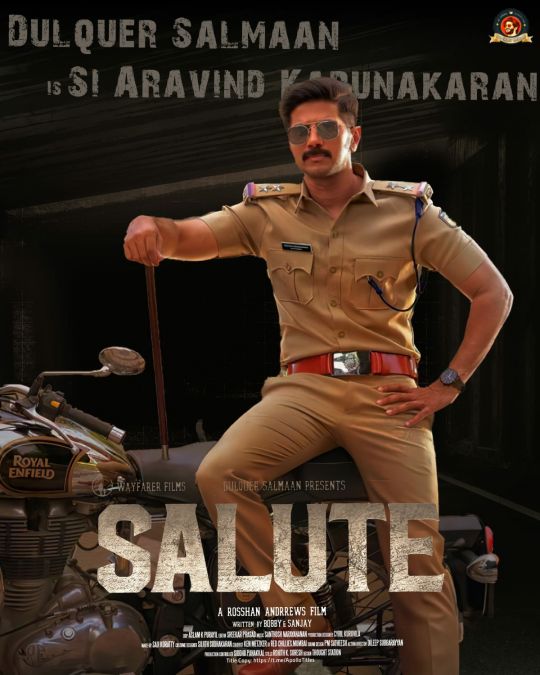 Dulquer Salmaan starrer ''Salute'', selected for 51st Rotterdam International Film Festival