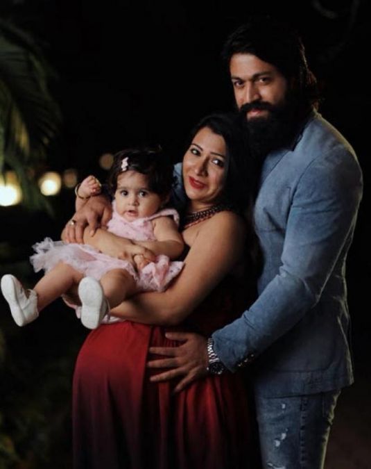Wife Radhika Pandit, kids wish KGF star Yash on his special day; pictures