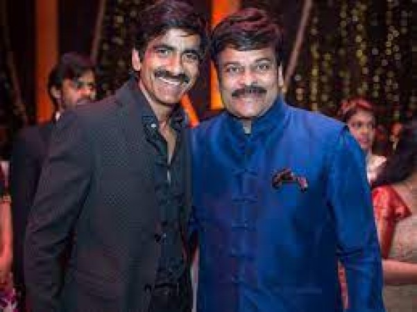 Megastar Chiranjeevi attends grand opening ceremony of Ravi Teja starrer Ravanasura; PHOTOS