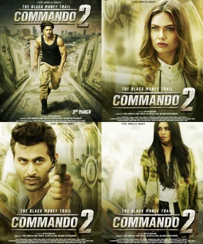 The power packed posters of 'Commando 2' is out