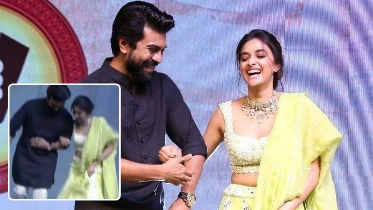 Dance Video: Keerthy Suresh & Ram Charan Sets Fire on Stage