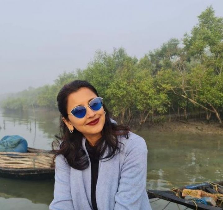 ‘Didi No. 1’ host Rachna Banerjee having fun time at her small trip